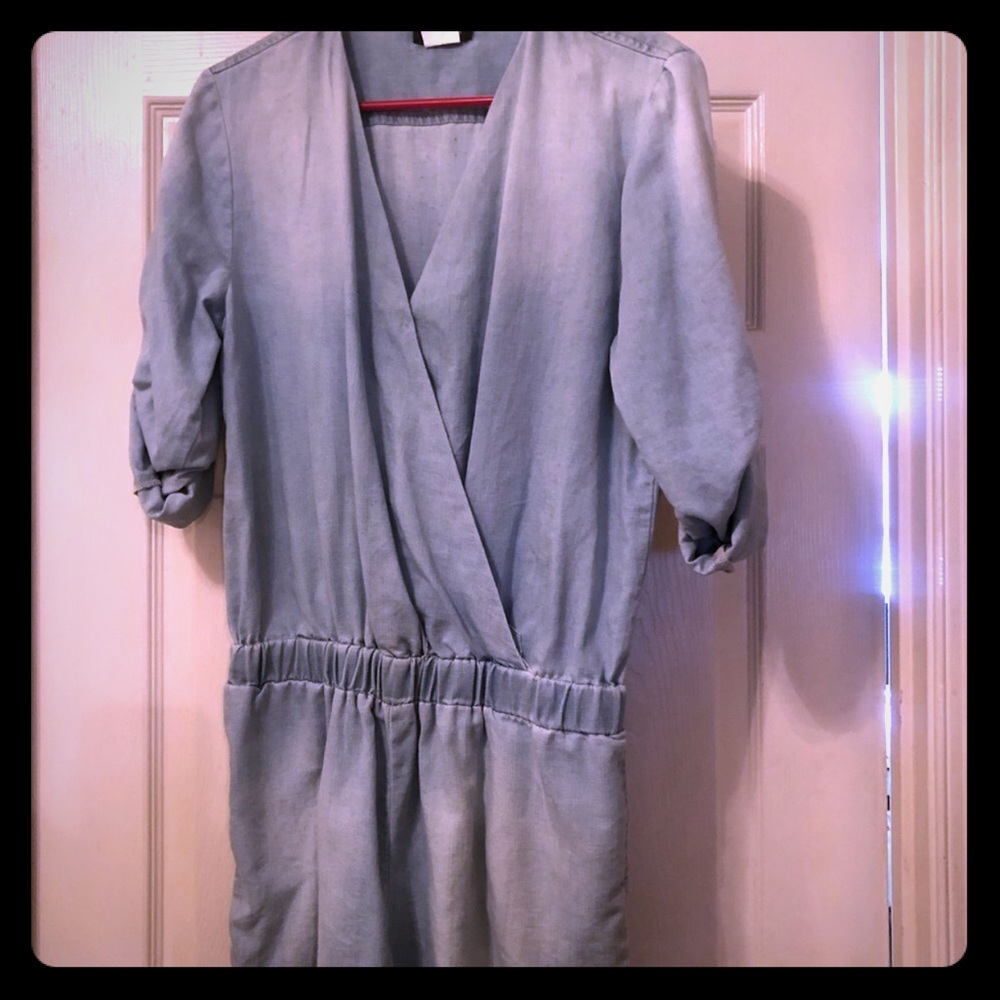 Denim romper/jumpsuit